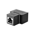 2 x RJ45 Ethernet LAN Network Y Splitter Double Adapter Cable Connector CAT5/6/7