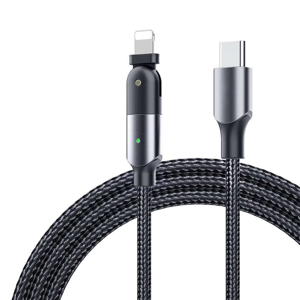 Rotating Elbow Type-C to Lightning 18W 1.2m Mobile  Phone Charger Cable Main image