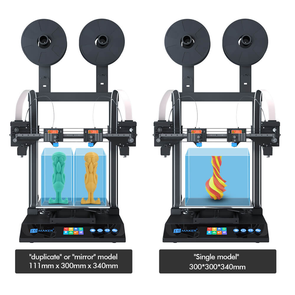 Artist D Pro Dual Nozzle Diversity 3D FDM Printer