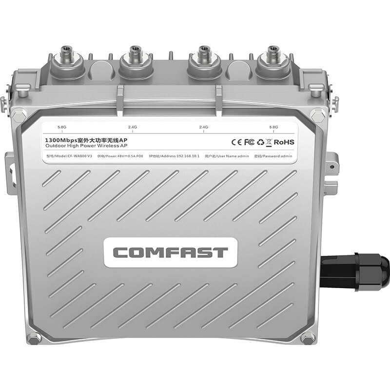 High Power 1300Mbps Dual Band 2.4G&5.8G Wireless Wifi AP Router Long Range Wifi Signal Hotspot Amplifier Main image