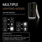 3 in 1 Portable Electric Inflatable Pump 3 Modes Camping Light