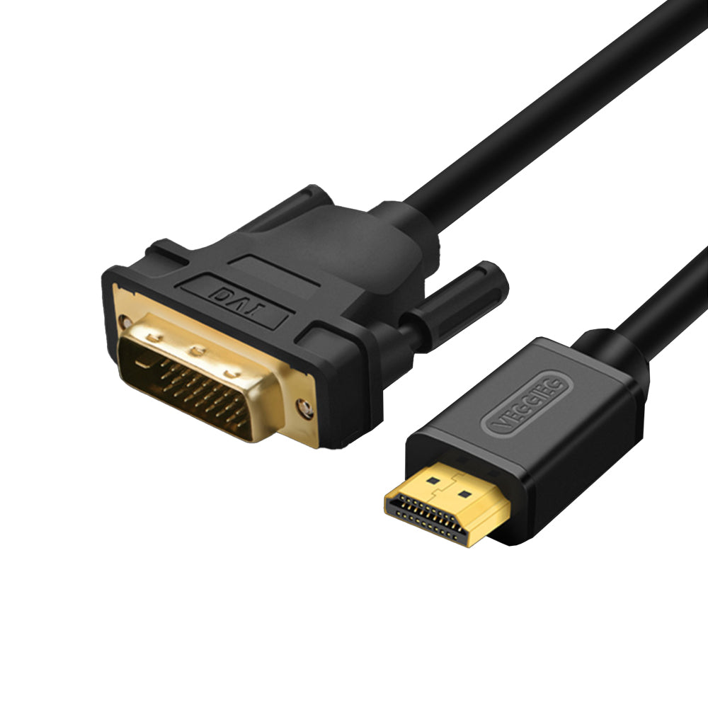 2M 3M 5M HDMI to DVI Cable DVI-D 24+1 pin cable 4K Bi-directional DVI D Male to HDMI Male Converter Cable for LCD DVD HDTV Main image