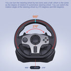 900 Degree Racing Game Aiming Wheel PC Game Machine Car Simulation Driving