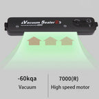 Household Food Vacuum Sealer Food Packaging Machine Film Sealer AU Plug Vacuum Packer Kichen Tool