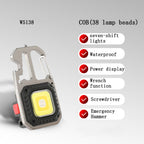 W5138 38 Lamp Beads Cob Rechargeable Keychain Light